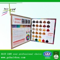 New Arrival hair color chart in hair dye